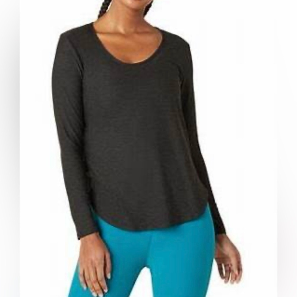Beyond Yoga Magenta Scooped Long Sleeve - Size S